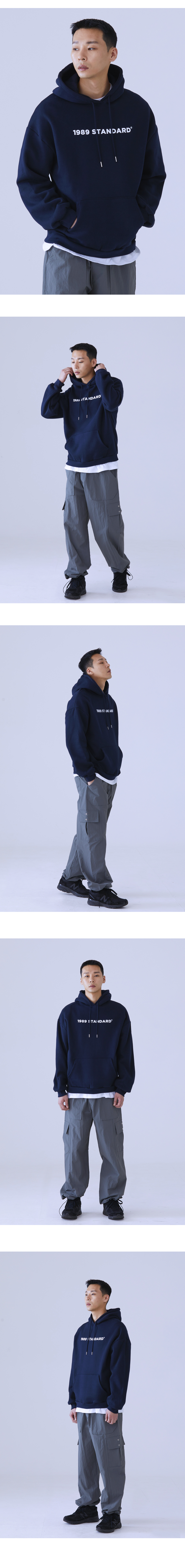 【1989STANDARD】 BASIC LOGO Hood (STHSTD-0006)★4色 MUSINSA | 1989STANDARD BASIC LOGO Hood (STHSTD-0006)