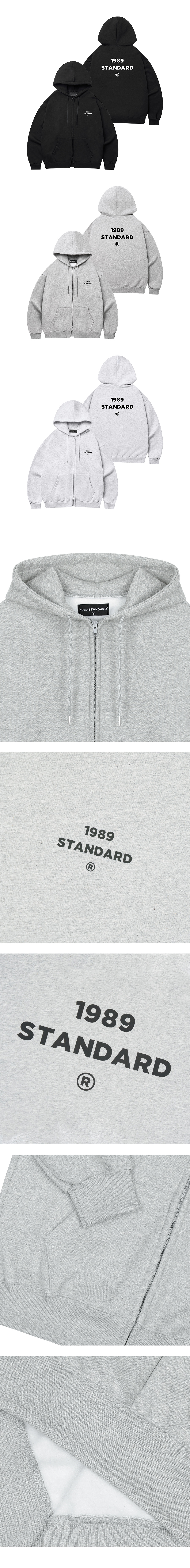 BACK CENTER 후드 집업(STJSTD-0229)